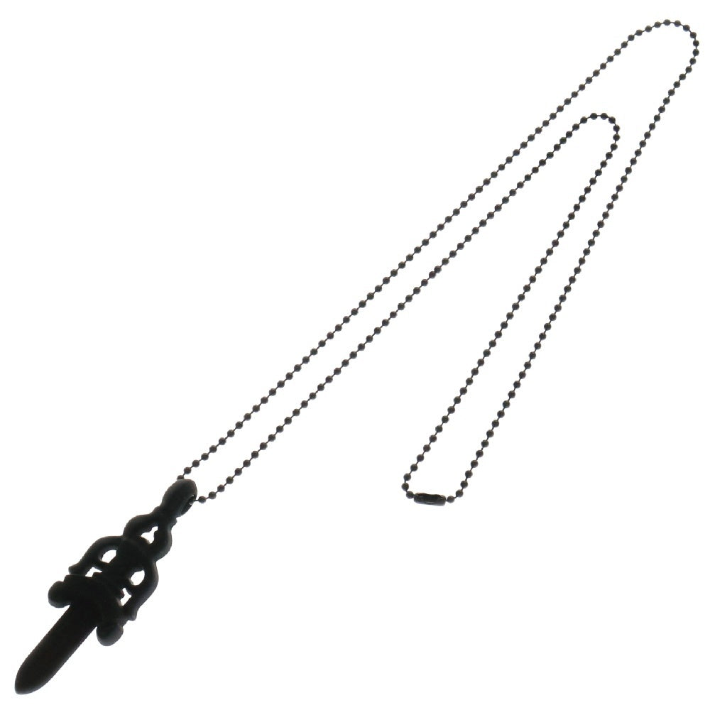 CHROME HEARTS(クロムハーツ) RUBBER LARGE DAGGER シリコンラバーネックレス ブラック