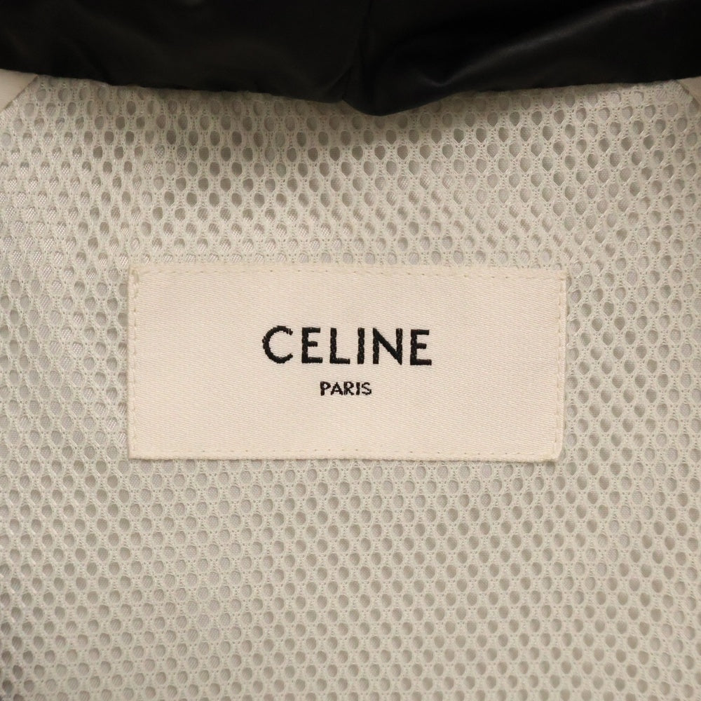 CELINE(セリーヌ) 24SS ウインドブレーカー ロゴプリント ハーフジップアノラックジャケット 2W81A052I.38NO ブラック