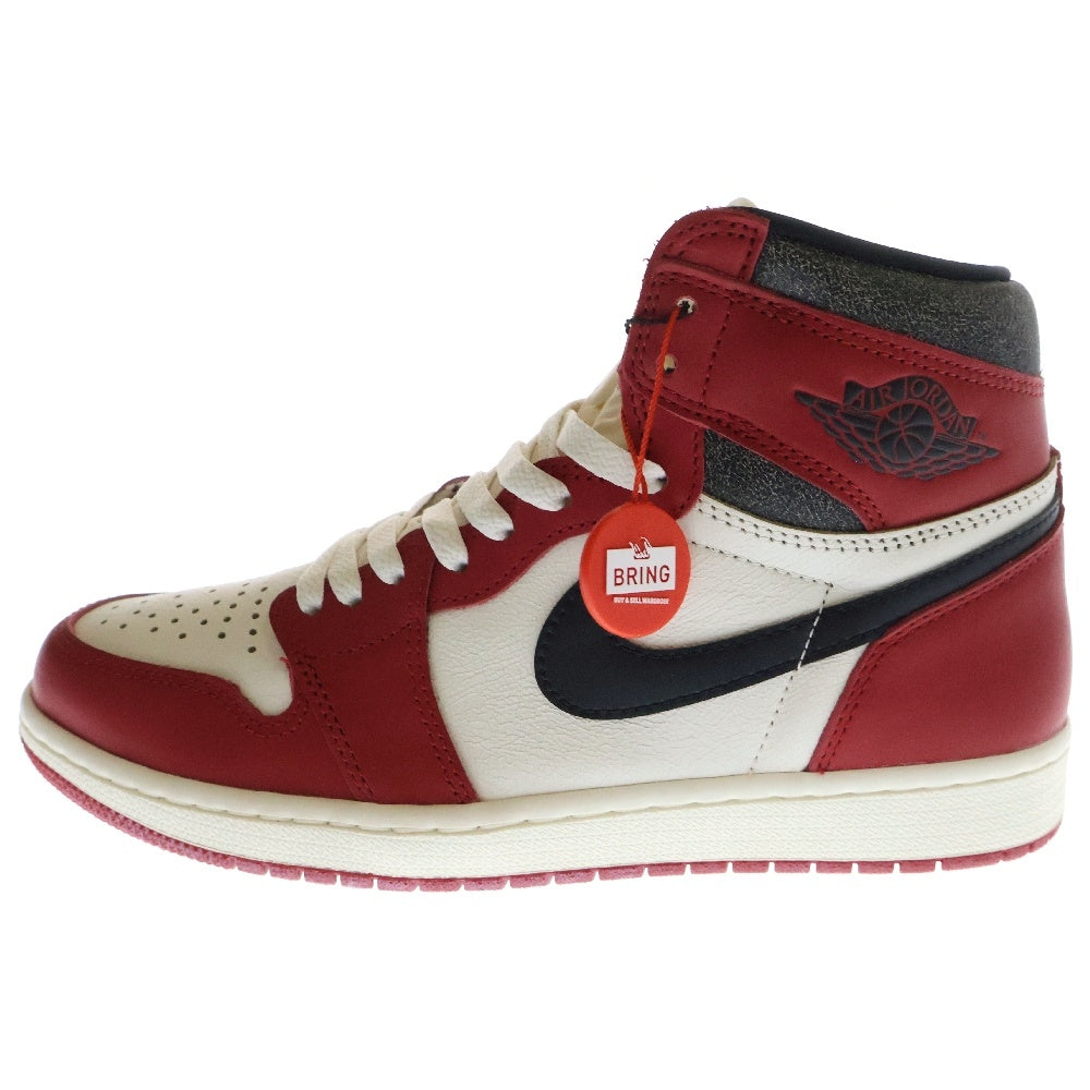 NIKE(ナイキ) Air Jordan 1 High OG Lost & Found/Chicago エアジョーダン1 ハイ OG ロスト&ファウンド/シカゴ ハイカットスニーカー レッド US9/27cm DZ5485-612