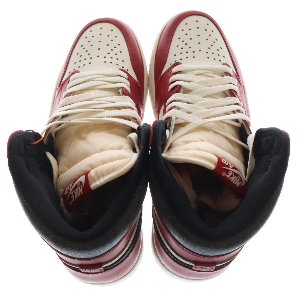 NIKE(ナイキ) Air Jordan 1 High OG Lost & Found/Chicago エアジョーダン1 ハイ OG ロスト&ファウンド/シカゴ ハイカットスニーカー レッド US9/27cm DZ5485-612