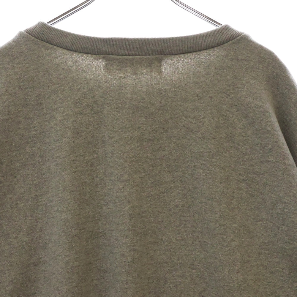 DISCOVERED(ディスカバード) STAR CROCHET SWEAT スター クロシェット クルーネックスウェットトレーナー グレー DC-SS24-CU-07