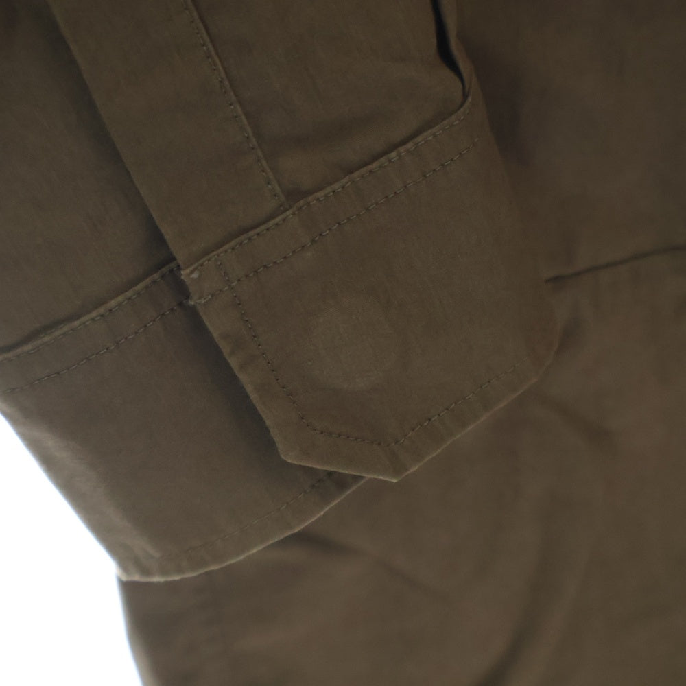 Rick Owens(リックオウエンス) Fitted Long Sleeved Shirt スリムフィット ロングスリーブ 長袖シャツ ブラウン RU01C4237-P