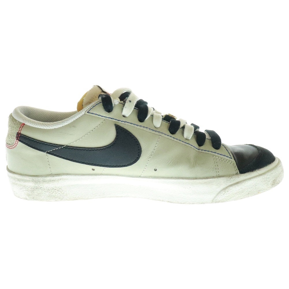 NIKE(ナイキ) BLAZER LOW 77 BLACK NATURAL REMOVALE SWOOSH ブレザーロー77 ブラック ナチュラル リムーバブル スウォッシュ ローカットスニーカー DH4370-001 US8.5/26.5cm