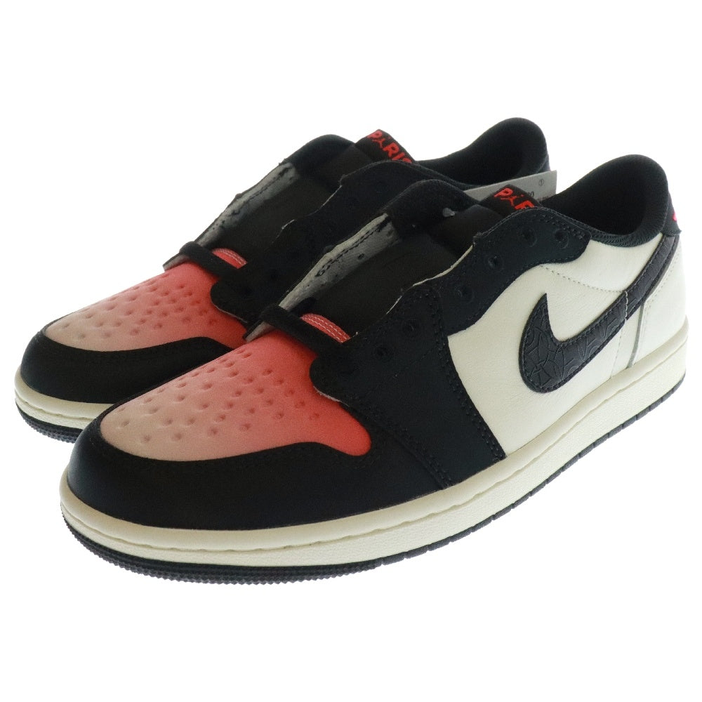 NIKE(ナイキ) ×PARIS SAINT GERMAIN AIR JORDAN 1 LOW OG PSG パリサンジェルマン エアジョーダン 1 ローカットスニーカー ブラック/ホワイト US9/27cm HF8828-100