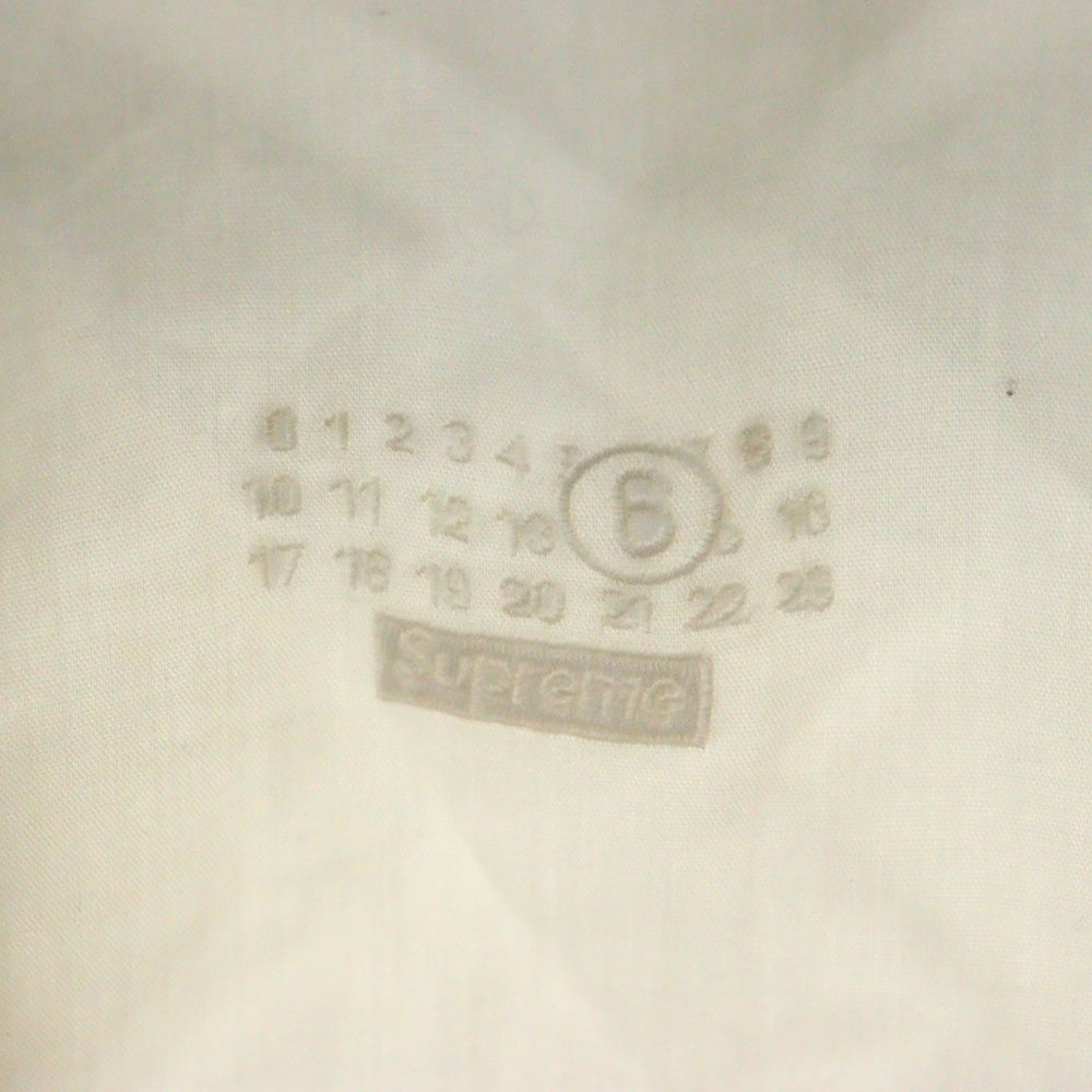 SUPREME(シュプリーム) 24SS ×MM6 Maison Margiela Padded Shirt エムエムシックス メゾンマルジェラ 中綿 パデット シャツ ホワイト