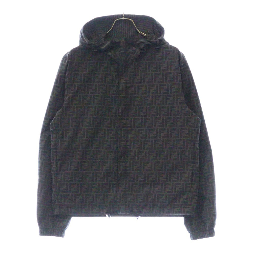 FENDI(フェンディ) ズッカ柄リバーシブルジャケット ブラック FAA615A79N
