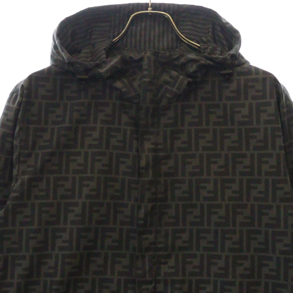 FENDI(フェンディ) ズッカ柄リバーシブルジャケット ブラック FAA615A79N