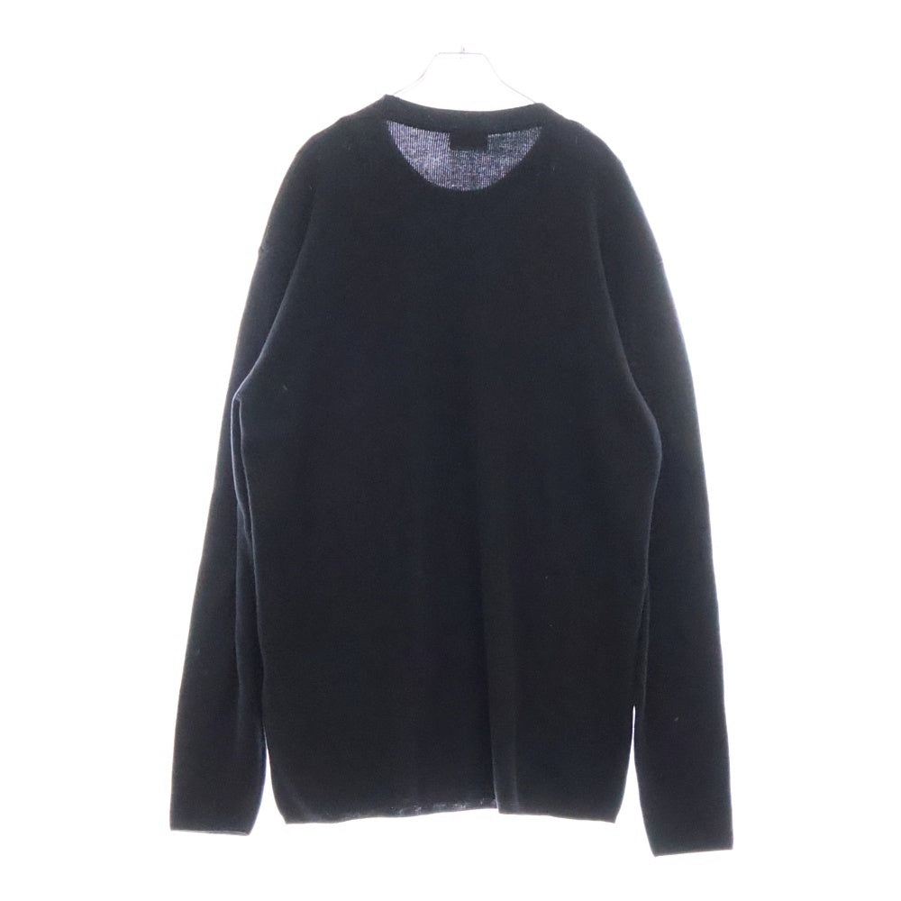 MONCLER(モンクレール) GIROCOLLO TRICOT ポケット付きコットン ニット セーター ネイビー H10919C00001
