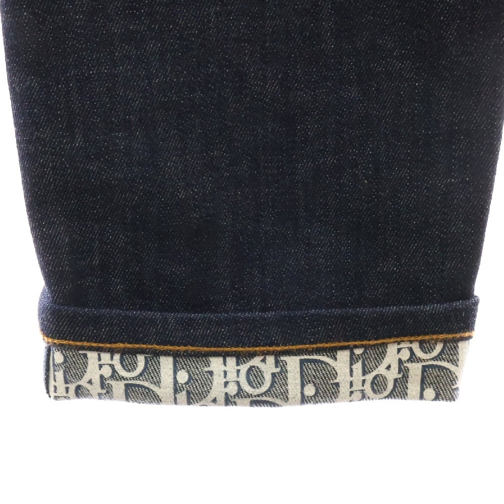 Christian Dior(クリスチャンディオール) Oblique Low Cotton Denim Pants 193DS10J226X オブリーク ローコットン デニムパンツ インディゴ ブルー