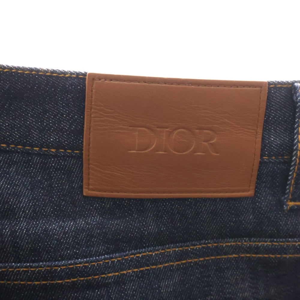 Christian Dior(クリスチャンディオール) Oblique Low Cotton Denim Pants 193DS10J226X オブリーク ローコットン デニムパンツ インディゴ ブルー
