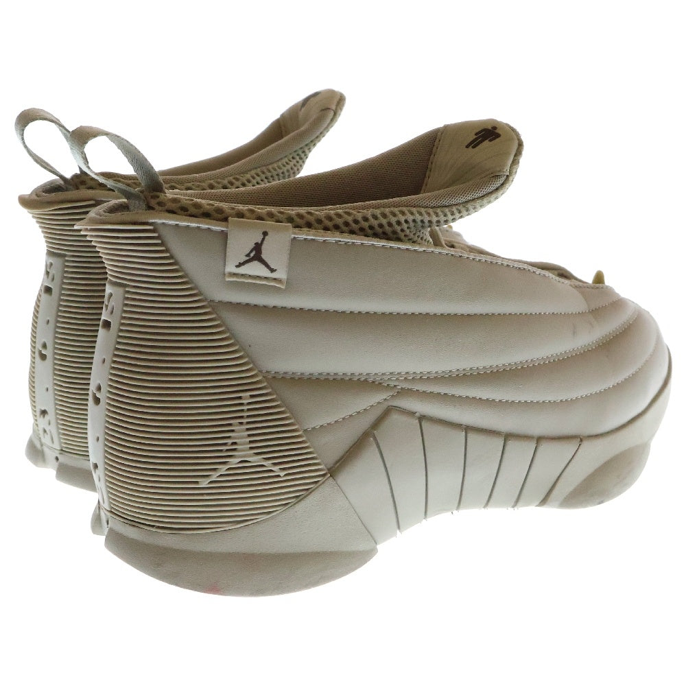 NIKE(ナイキ) ×Billie Eilish WMNS Air Jordan 15 SP DN2863-200 ビリーアイリッシュ ウィメンズ エアジョーダン15 ミドルカットスニーカー シューズ ベージュ US7.5/24.5cm