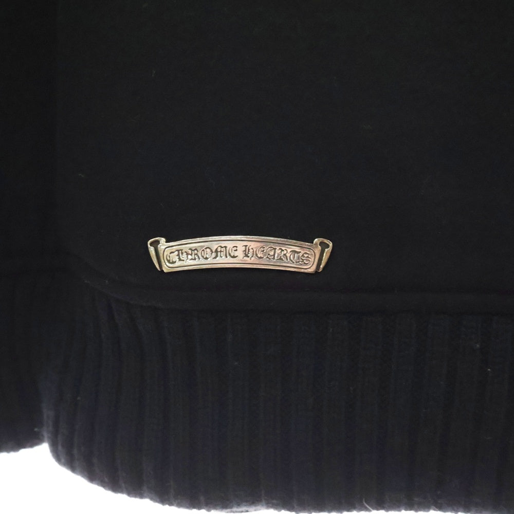 CHROME HEARTS(クロムハーツ) LETTERMAN JACKET クロスパッチ レターマン ジャケット スタジャン ブラック