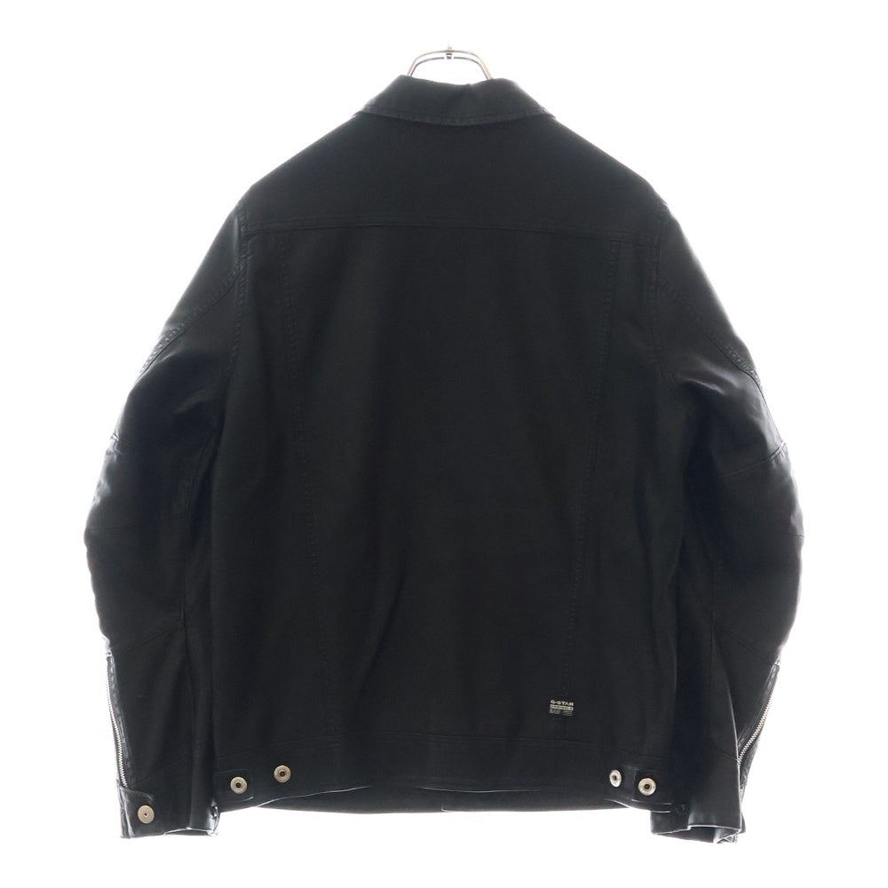 G-STAR RAW(ジースターロウ) エコレザー レザージャケット ブルゾン ブラック D12653-5335-990