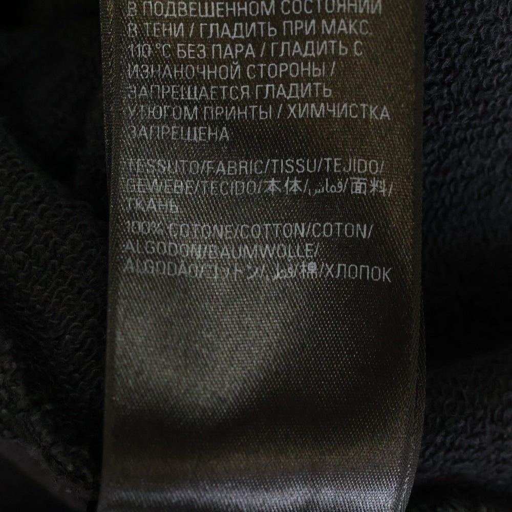 BALENCIAGA(バレンシアガ) 24SS DIY METAL OUTLINE HOODIE 739024 TPV04 メタルロゴ プリント プルオーバーパーカー フーディー ブラック
