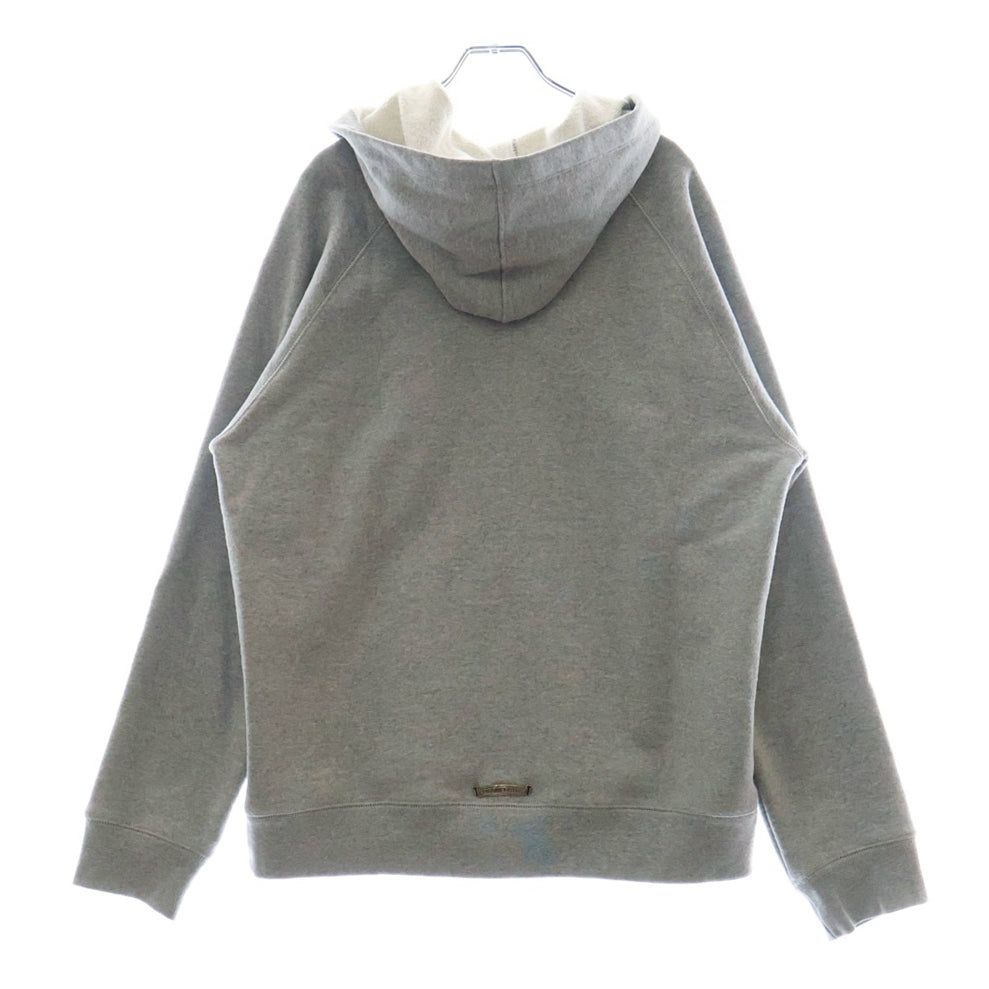 CHROME HEARTS(クロムハーツ) Y NOT クロスパッチ付きジップアップパーカー グレー