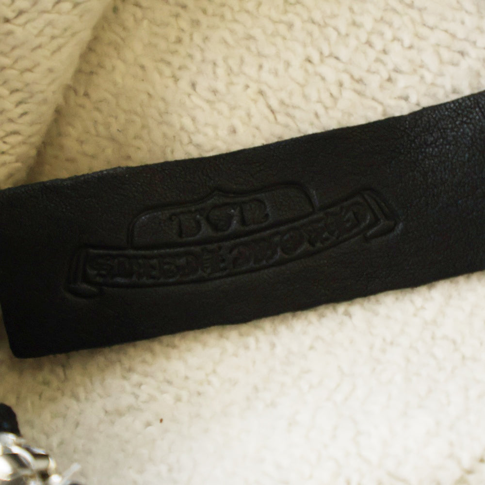 CHROME HEARTS(クロムハーツ) Y NOT クロスパッチ付きジップアップパーカー グレー