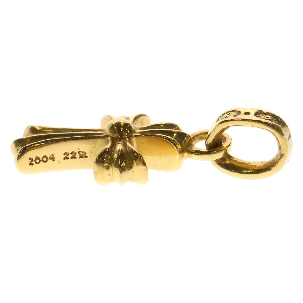 CHROME HEARTS(クロムハーツ) 22K CRS BBYFAT P/DIA ベイビーファットクロス PAVEダイヤ ペンダントトップ ゴールド BCA035