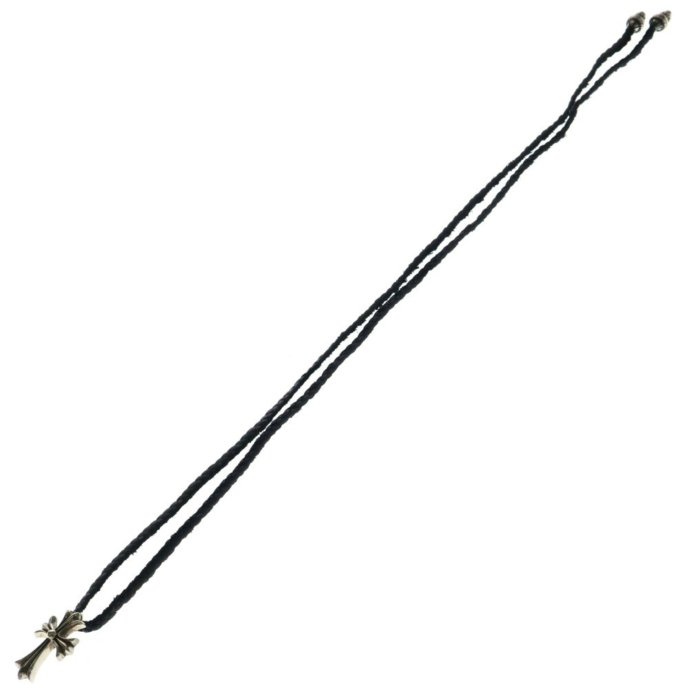 CHROME HEARTS(クロムハーツ) CH CRS SMLスモールCHクロス BC ボロチップブレイド ネックレス シルバー BCA220