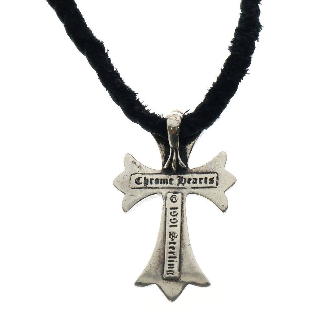 CHROME HEARTS(クロムハーツ) CH CRS SMLスモールCHクロス BC ボロチップブレイド ネックレス シルバー BCA220