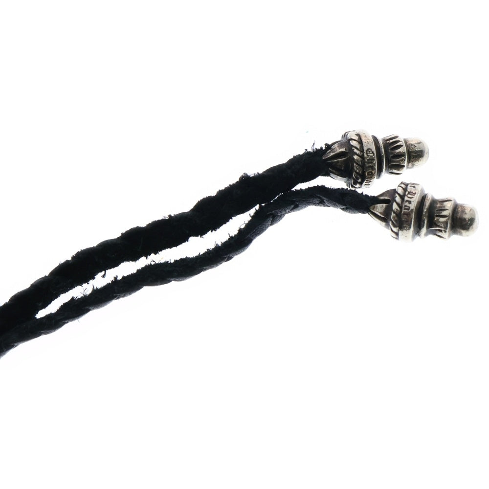 CHROME HEARTS(クロムハーツ) CH CRS SMLスモールCHクロス BC ボロチップブレイド ネックレス シルバー BCA220