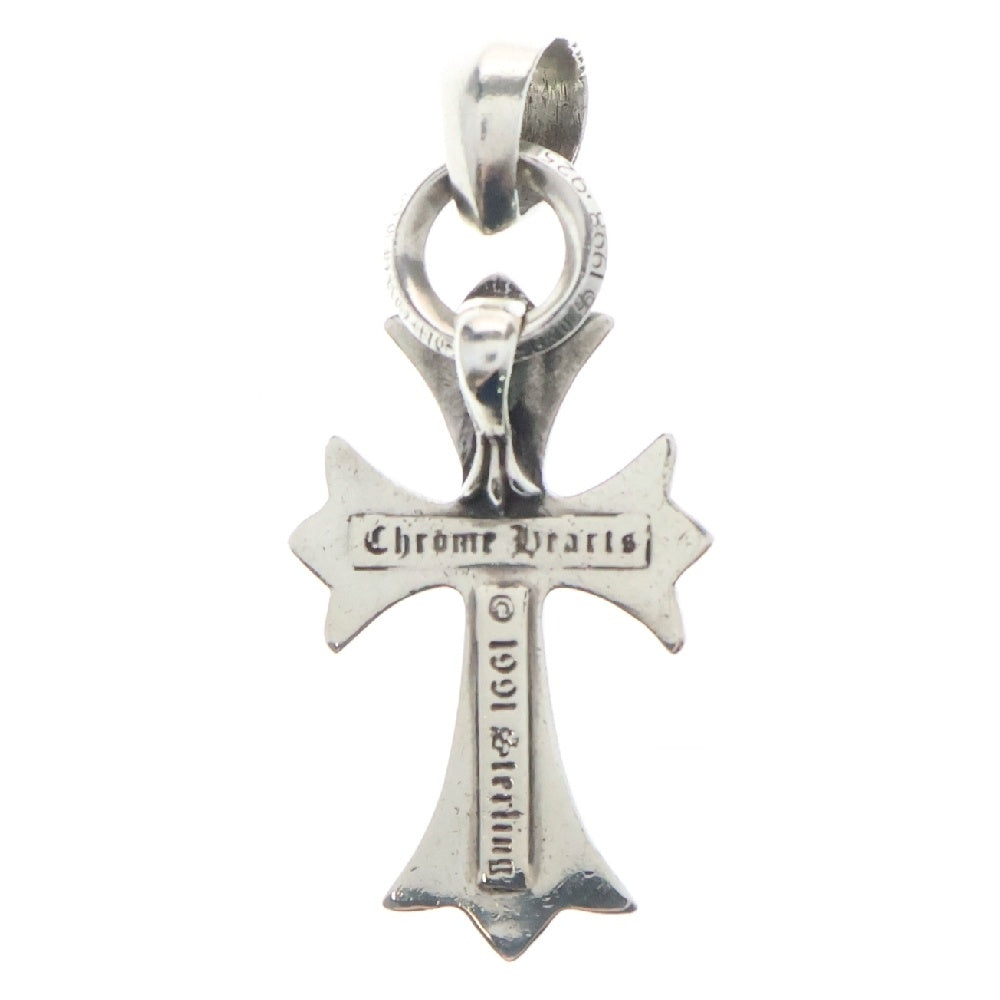 CHROME HEARTS(クロムハーツ) CH CRS SML W/BALE Wベイル スモールCHクロス ペンダントトップ シルバー BCA218