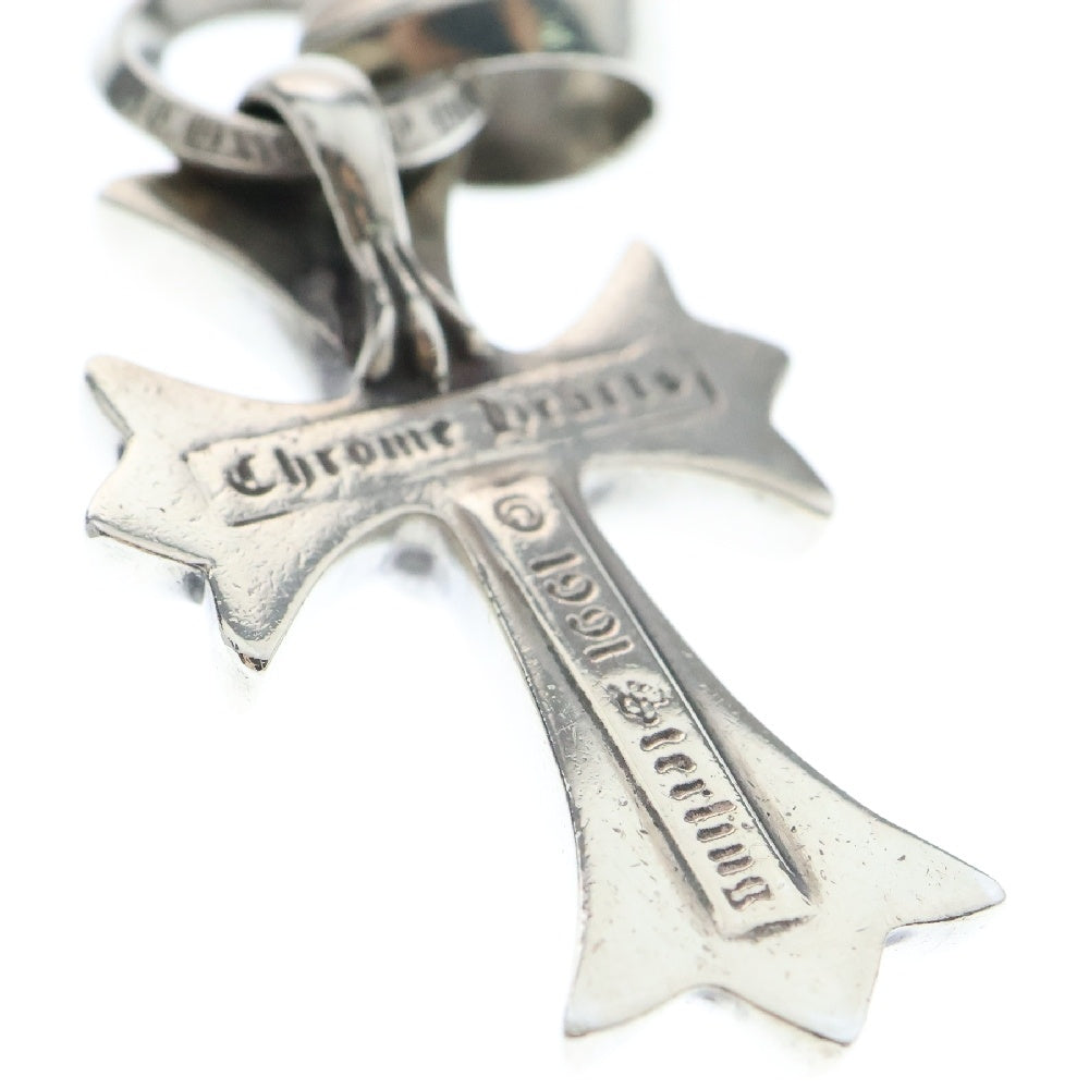CHROME HEARTS(クロムハーツ) CH CRS SML W/BALE Wベイル スモールCHクロス ペンダントトップ シルバー BCA218