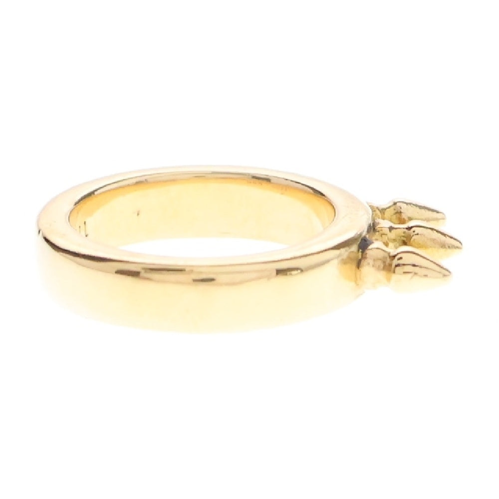 CHROME HEARTS(クロムハーツ) 22K BBY BLL 3SPKS ベビーベル 3スパイク ゴールドリング