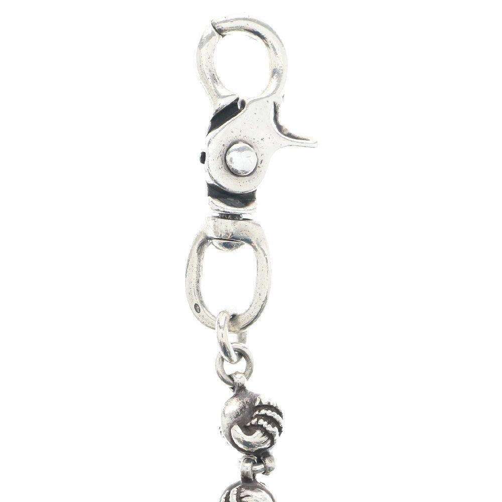 CHROME HEARTS(クロムハーツ) 2BALL SHORT-S/1クリップショート#2クロウボール ウォレットチェーン シルバー