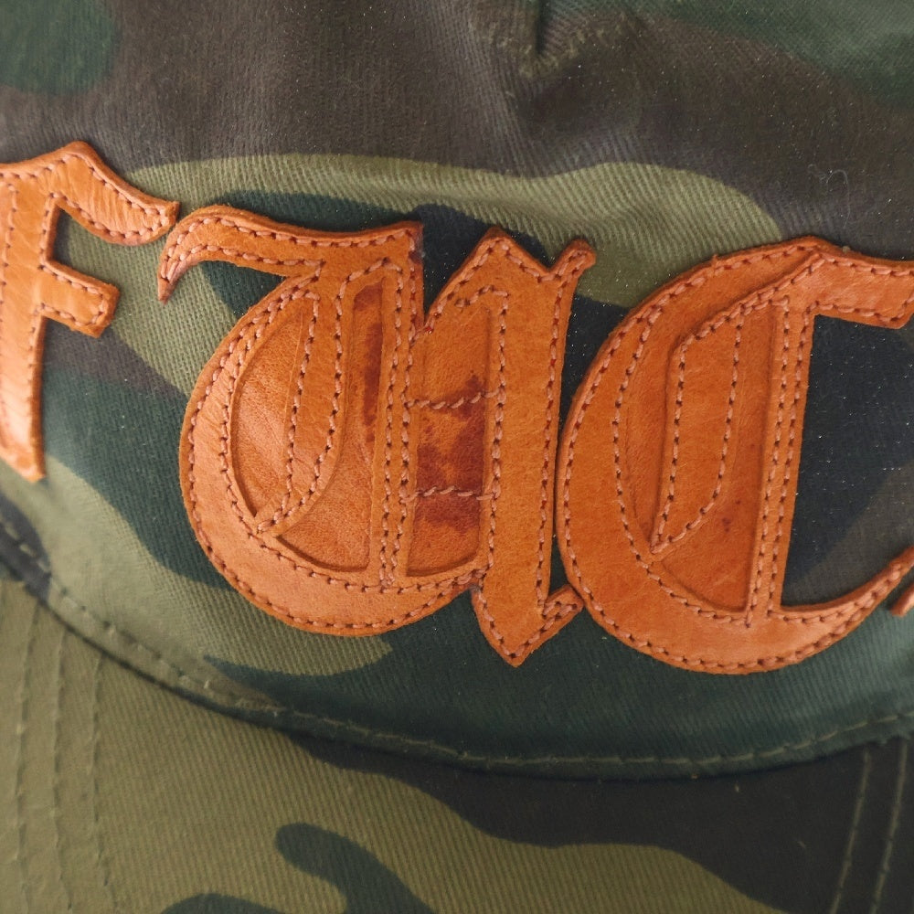 CHROME HEARTS(クロムハーツ) TRUCKER CAP オールド カモ柄 トラッカーキャップ ファック クロスボール付きメッシュ帽子 カーキ