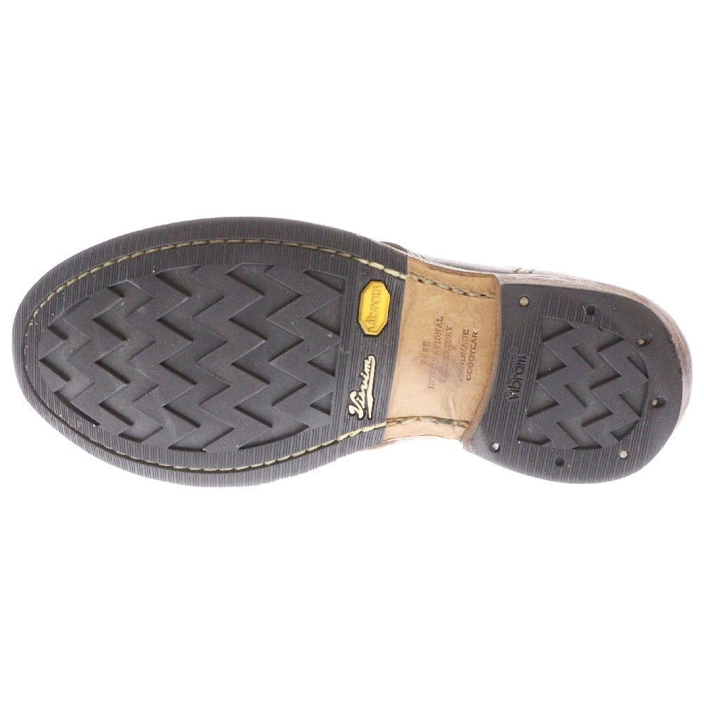 VISVIM(ヴィスヴィム) 23AW 0123202002016 BRIGADIER BOOTS-FOLK ブリガディア レザー ブーツ ブラウン