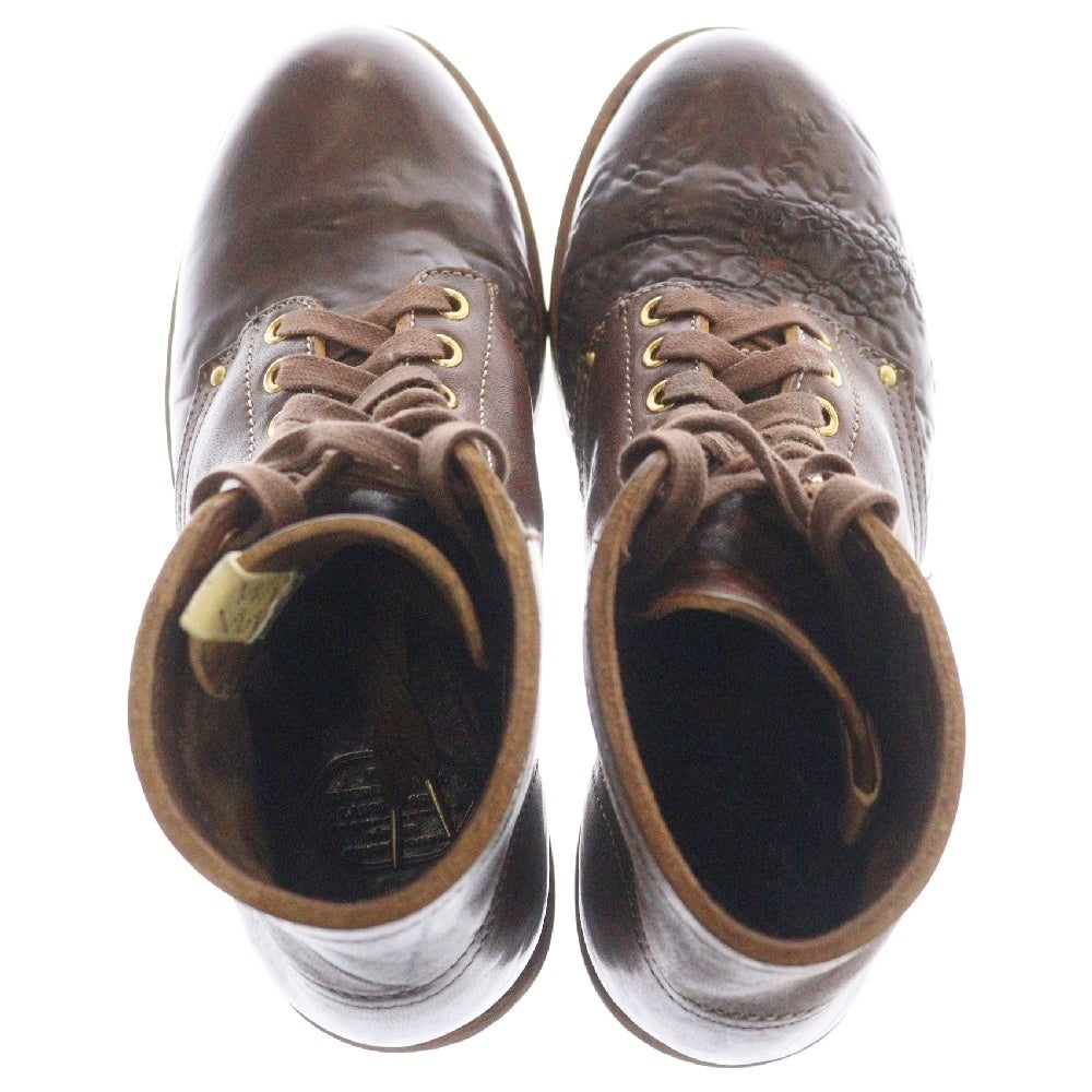 VISVIM(ヴィスヴィム) 23AW 0123202002016 BRIGADIER BOOTS-FOLK ブリガディア レザー ブーツ ブラウン