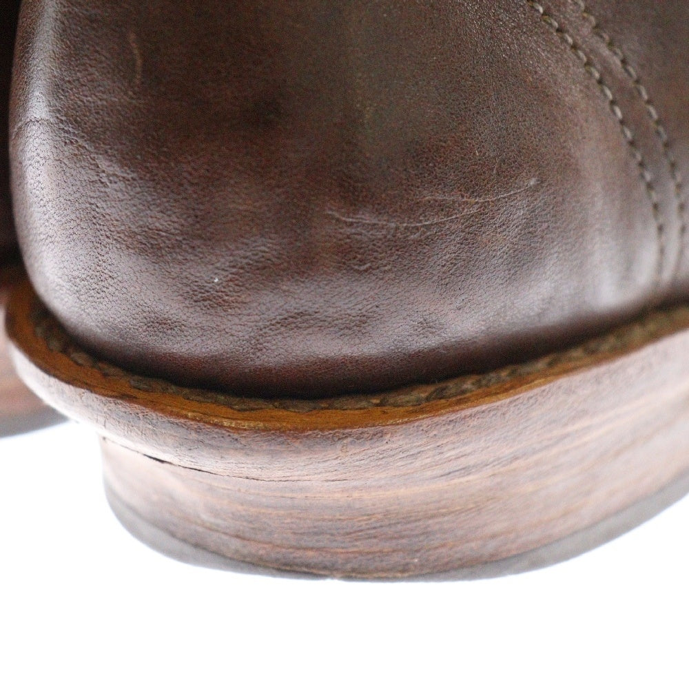 VISVIM(ヴィスヴィム) 23AW 0123202002016 BRIGADIER BOOTS-FOLK ブリガディア レザー ブーツ ブラウン
