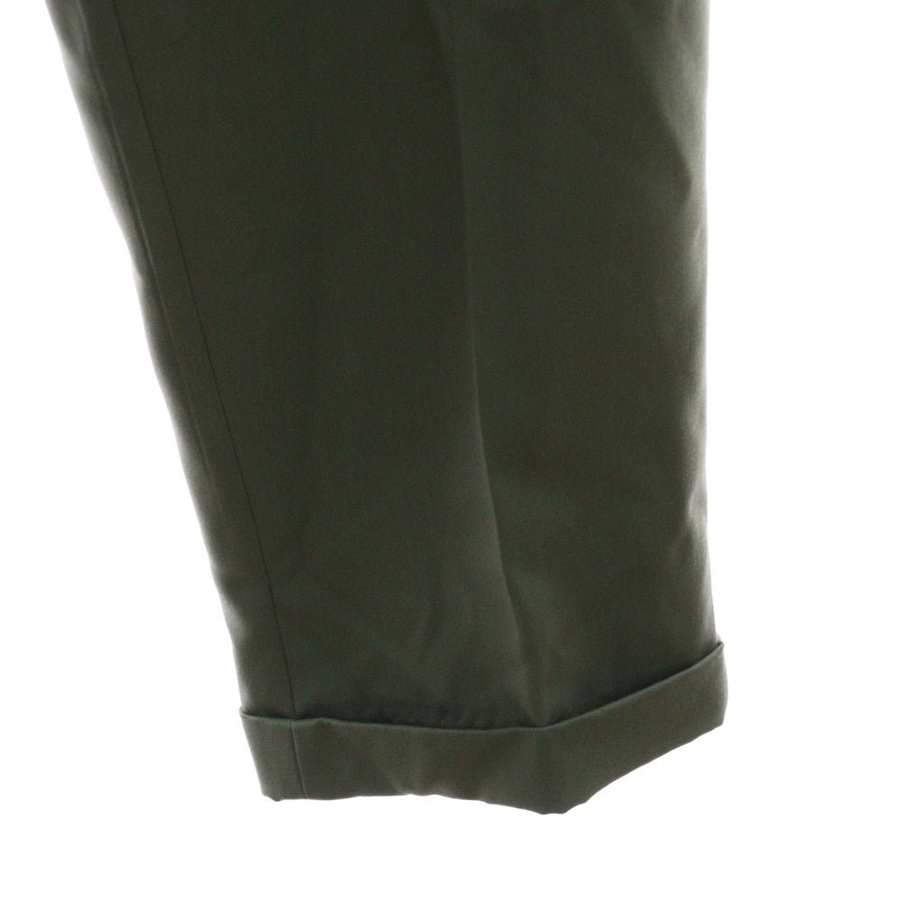 WACKO MARIA(ワコマリア) 24SS PLEATED TROUSERS -TYPE 2 プリーツ スラックス パンツ カーキ 24SS-WMP-TR05