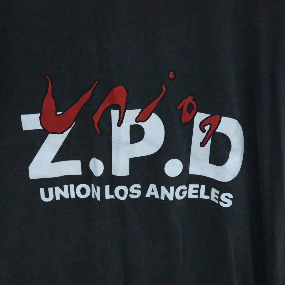 UNION(ユニオン) 22AW PROXIMAL LS TEE 両面プリント ロングスリーブ Tシャツ グレー