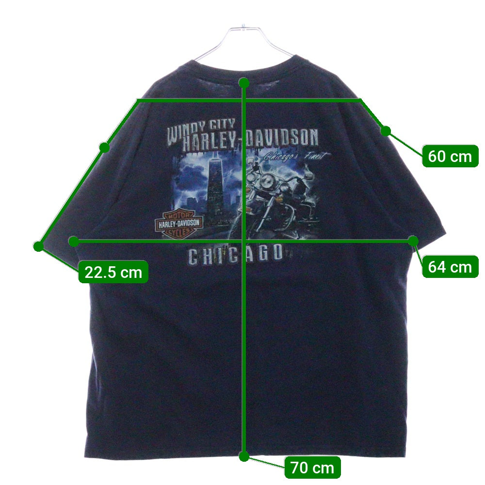 HARLEY DAVIDSON(ハーレーダビッドソン) Harley Davidson ハーレーダビッドソン プリントTシャツ パープル