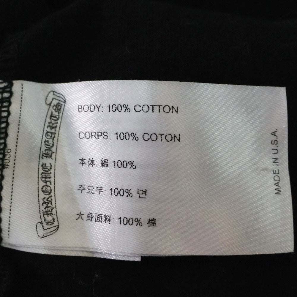 CHROME HEARTS(クロムハーツ) Honolulu Back CH Plus Tee ホノルルバックCHプラス半袖Tシャツ ブラック