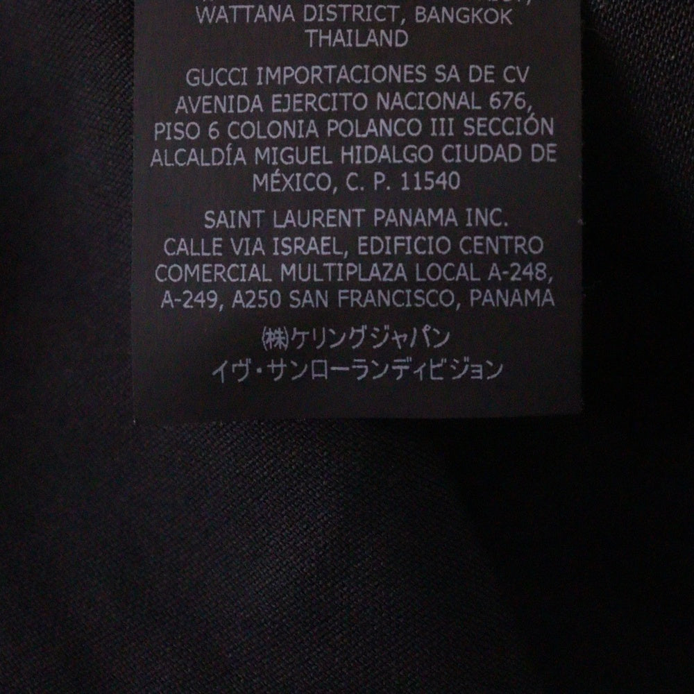 SAINT LAURENT PARIS(サンローランパリ) スモーキング スラックス パンツ ブラック 607849 Y512W