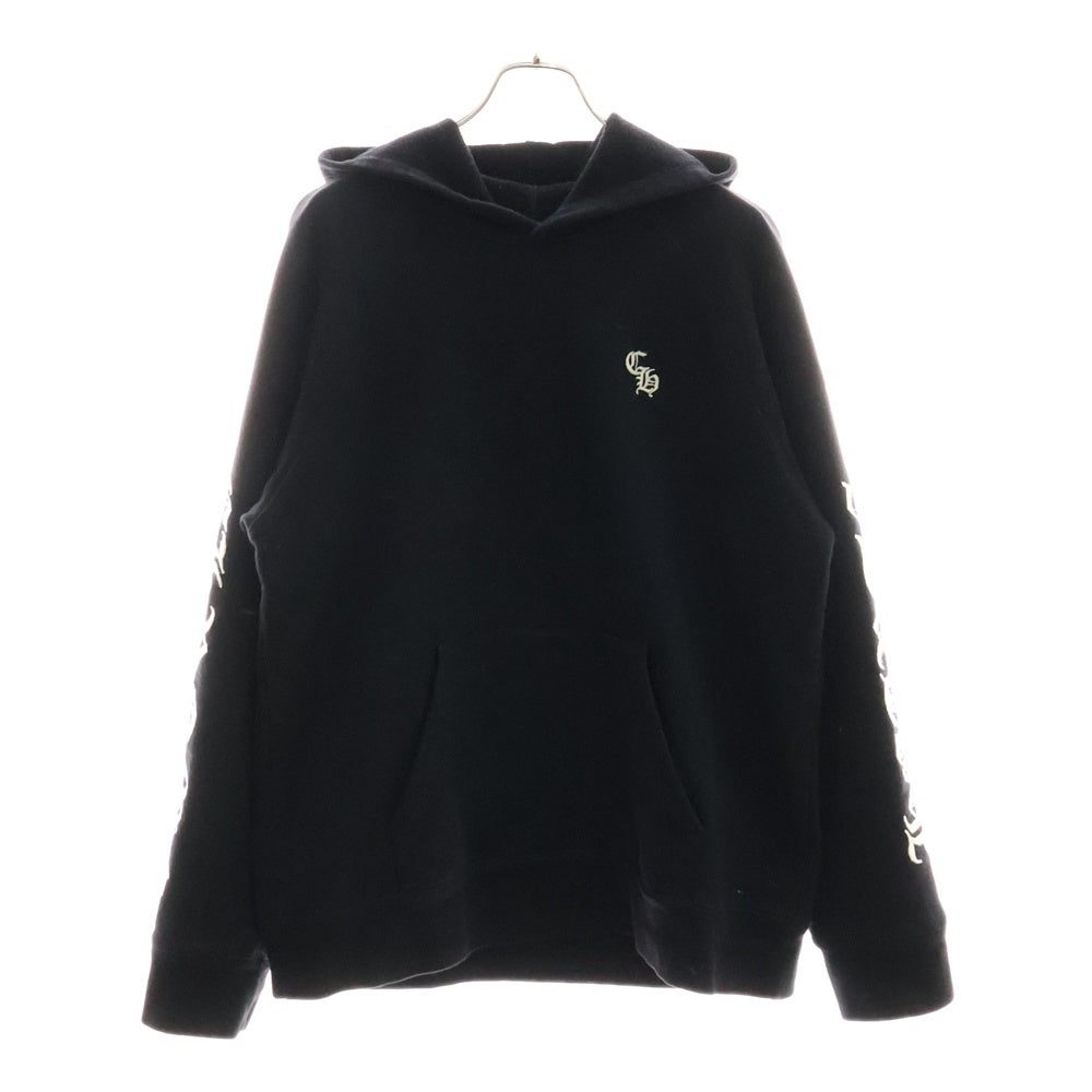 CHROME HEARTS(クロムハーツ) Y NOT SLO RIDE HD PLVR ワイノット CH刺繍 プルオーバー スウェット パーカー ブラック