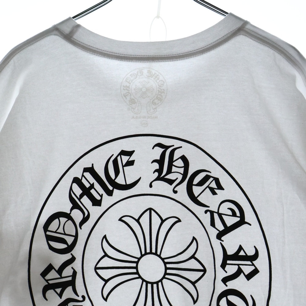 CHROME HEARTS(クロムハーツ) Horseshoe S/S Tee ホースシューロゴ半袖Tシャツ ホワイト