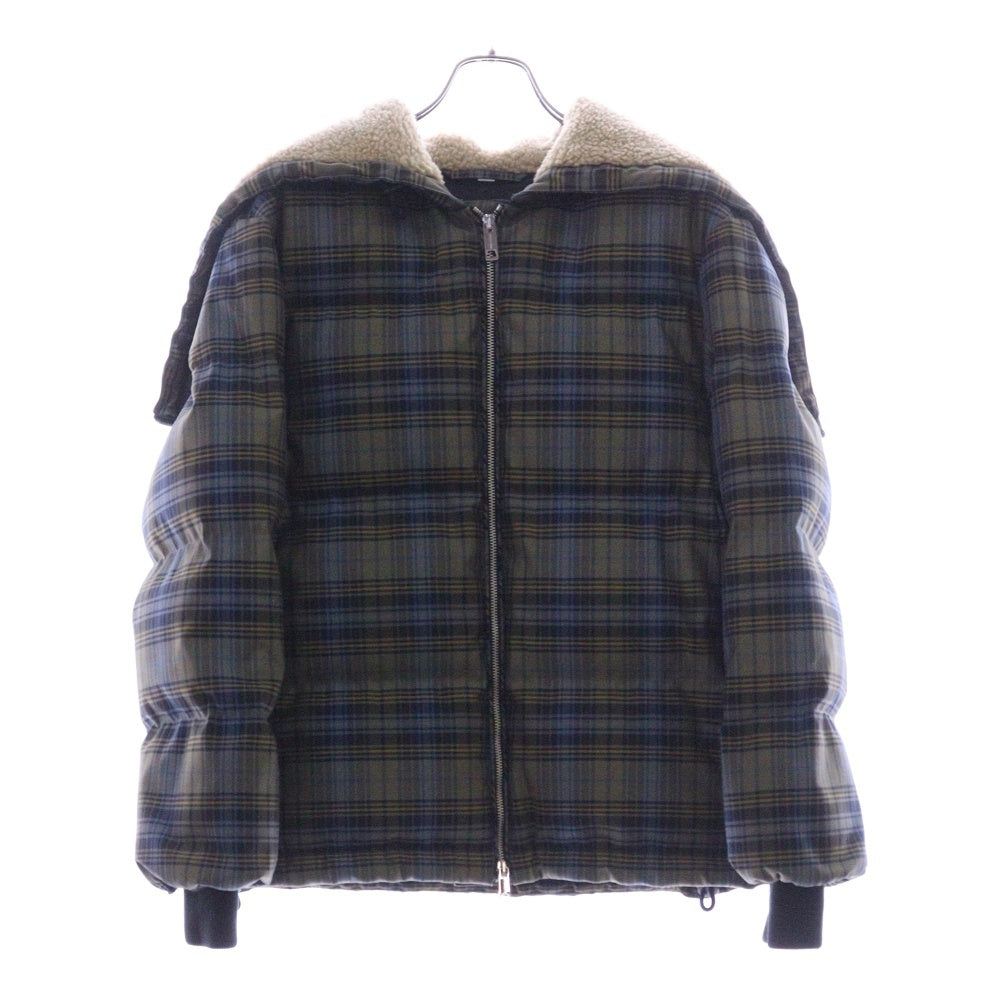 BURBERRY(バーバリー) ボアフラップマルチチェックショートダウンジャケット レディース 8035940 マルチ