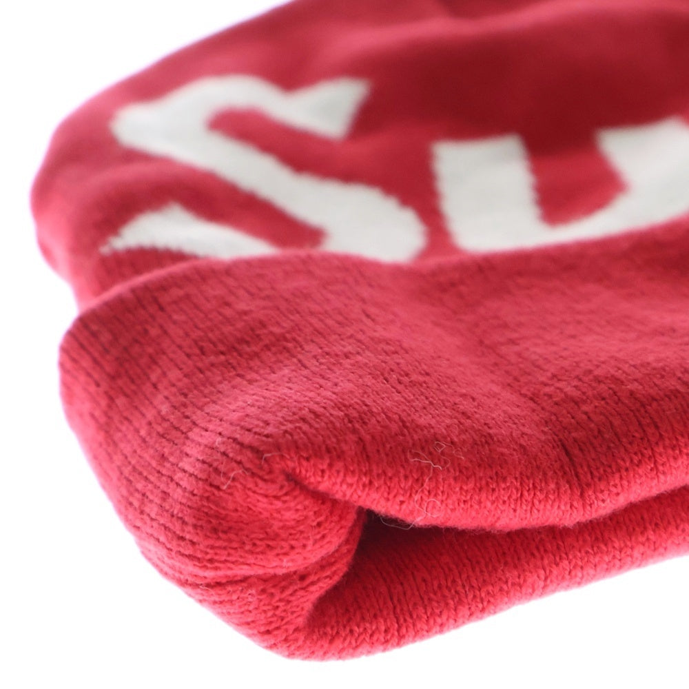 SUPREME(シュプリーム) 23AW Big Logo Beanie Red ビッグロゴカシミヤ混ニット帽 ビーニー レッド