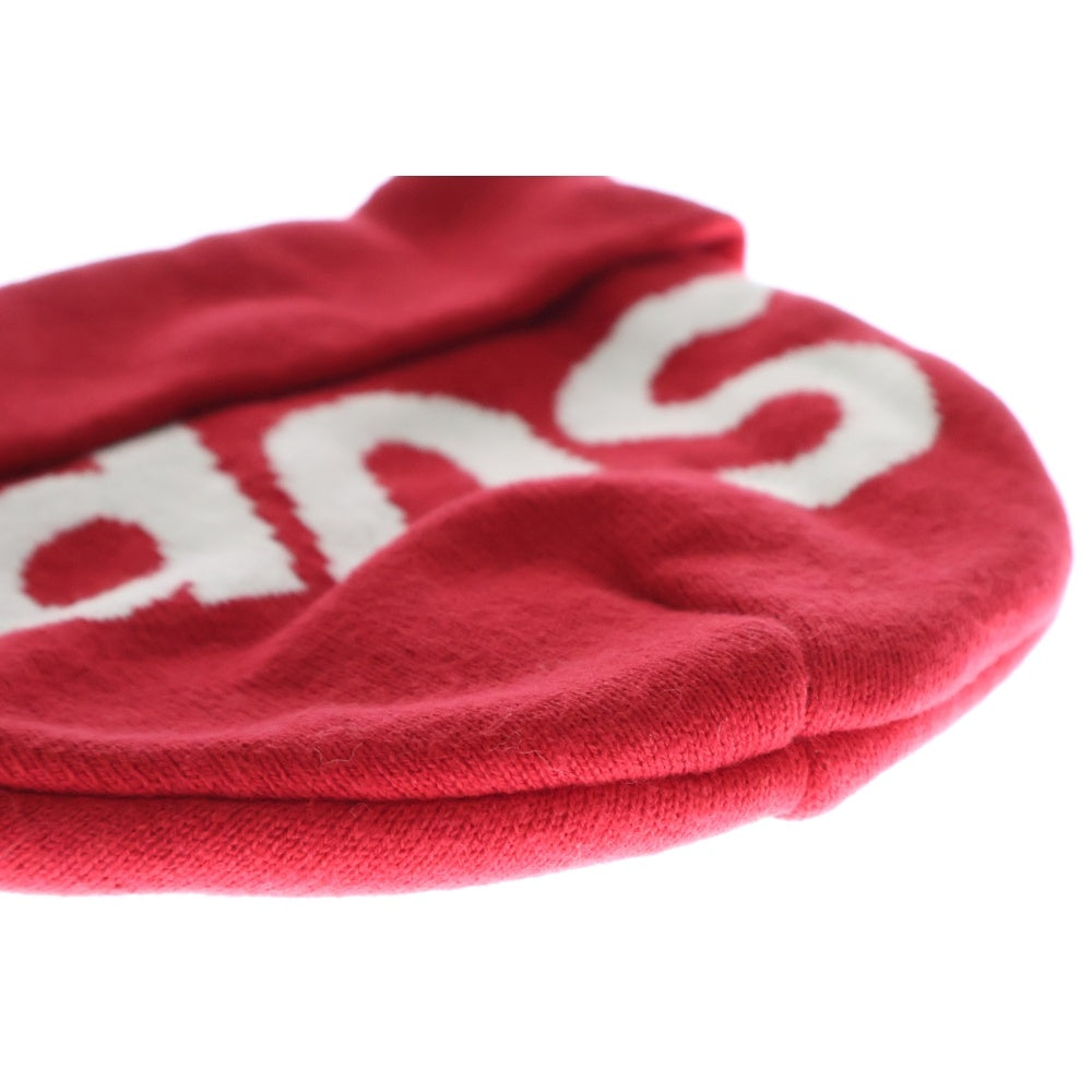 SUPREME(シュプリーム) 23AW Big Logo Beanie Red ビッグロゴカシミヤ混ニット帽 ビーニー レッド