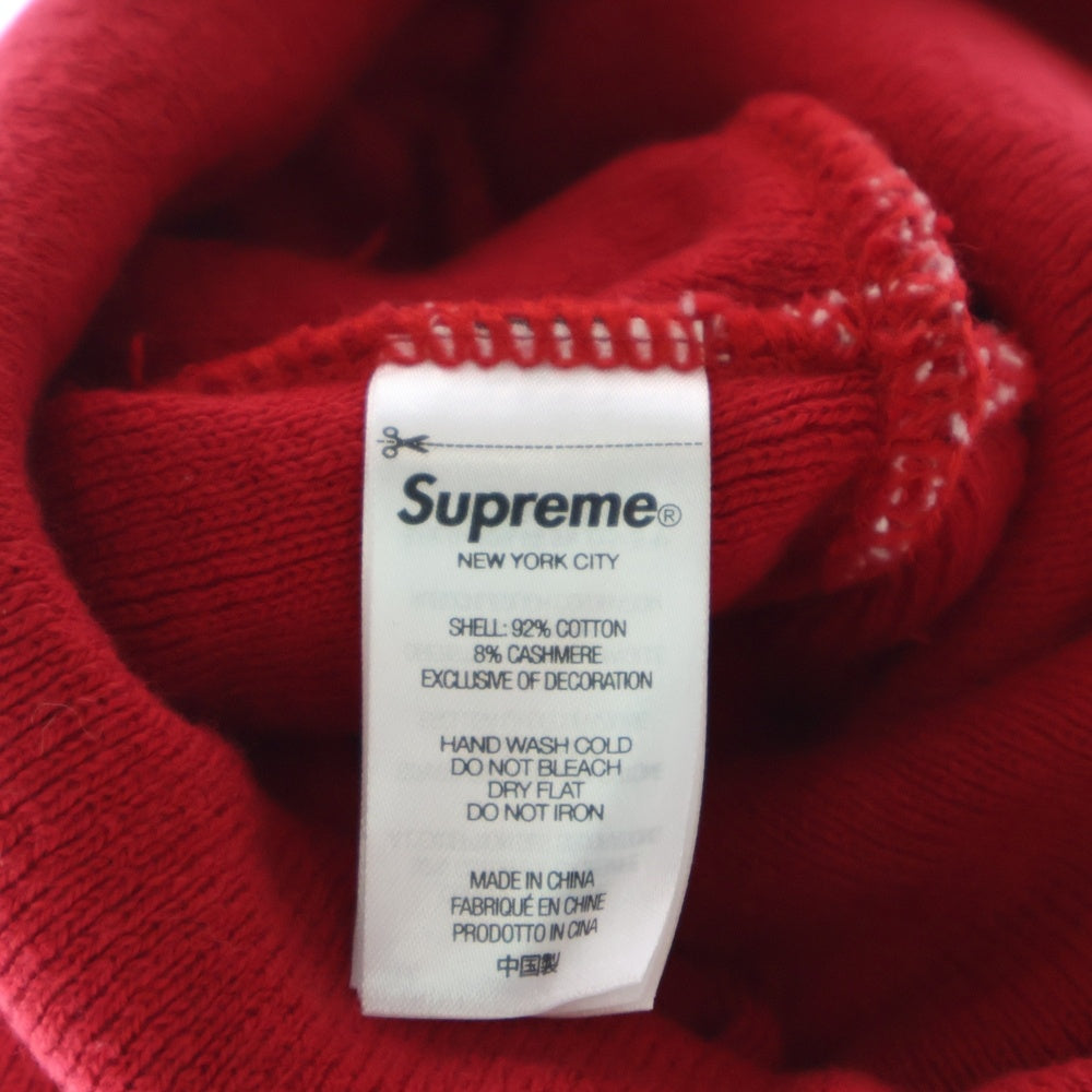 SUPREME(シュプリーム) 23AW Big Logo Beanie Red ビッグロゴカシミヤ混ニット帽 ビーニー レッド