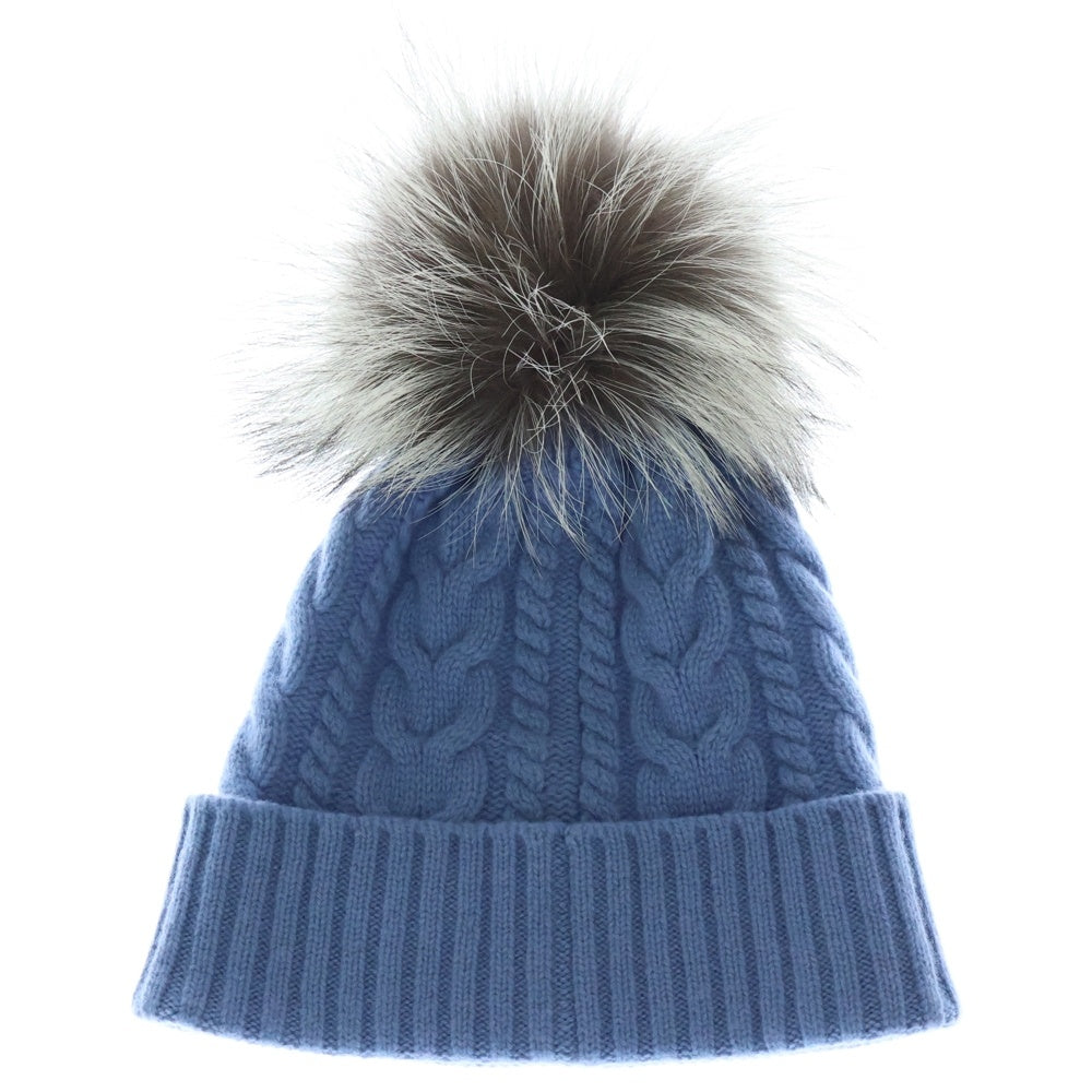 MONCLER(モンクレール) BERRETO TRICOT F20939Z70301 シルバービーニーニット帽 ブルー