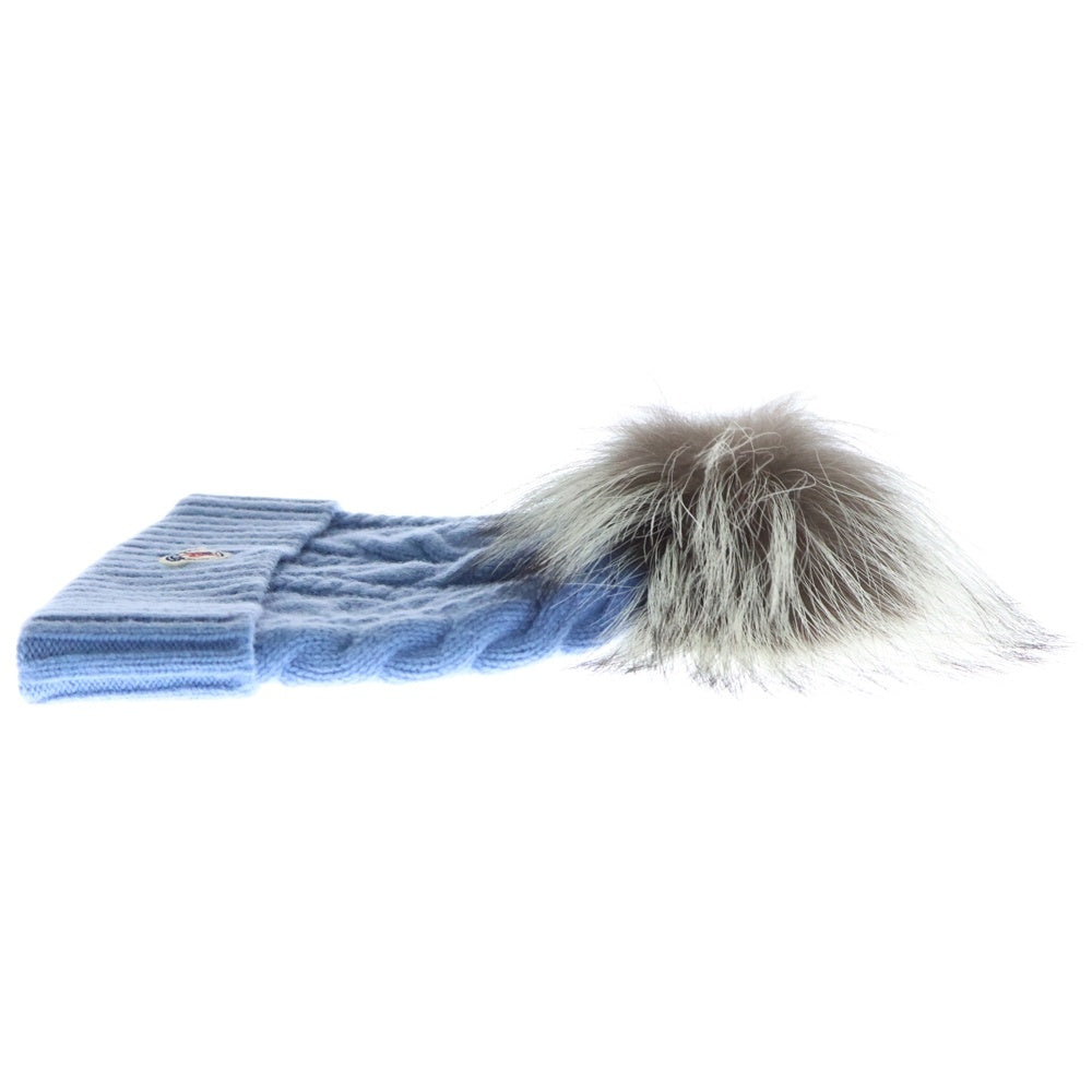 MONCLER(モンクレール) BERRETO TRICOT F20939Z70301 シルバービーニーニット帽 ブルー