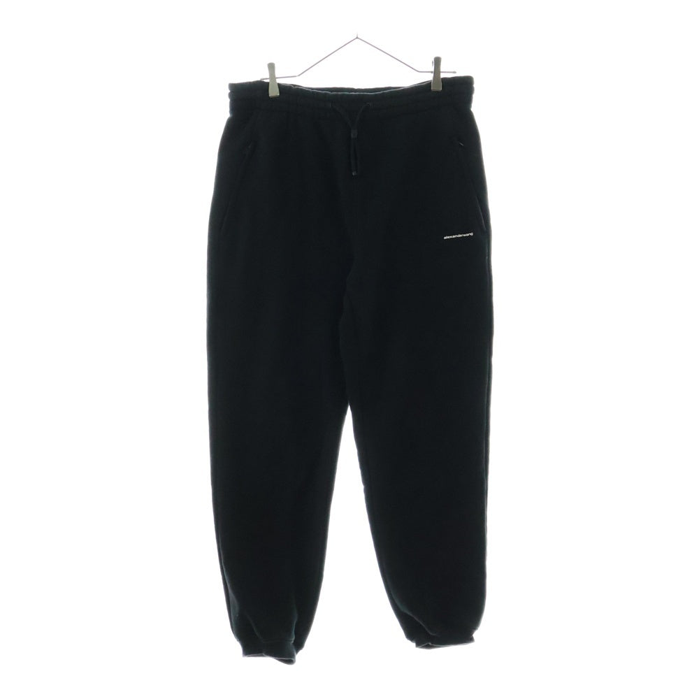 ALEXANDER WANG(アレキサンダーワン) ロゴ刺繍スウェットパンツ UCC2224046 ブラック