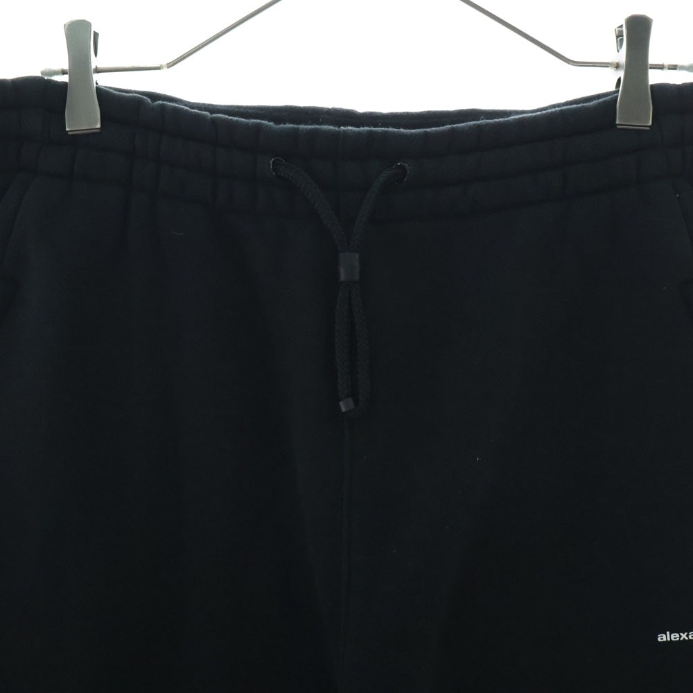 ALEXANDER WANG(アレキサンダーワン) ロゴ刺繍スウェットパンツ UCC2224046 ブラック