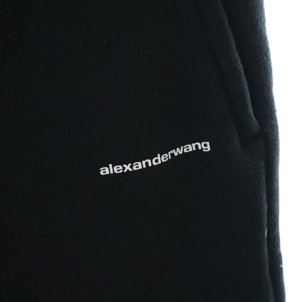 ALEXANDER WANG(アレキサンダーワン) ロゴ刺繍スウェットパンツ UCC2224046 ブラック
