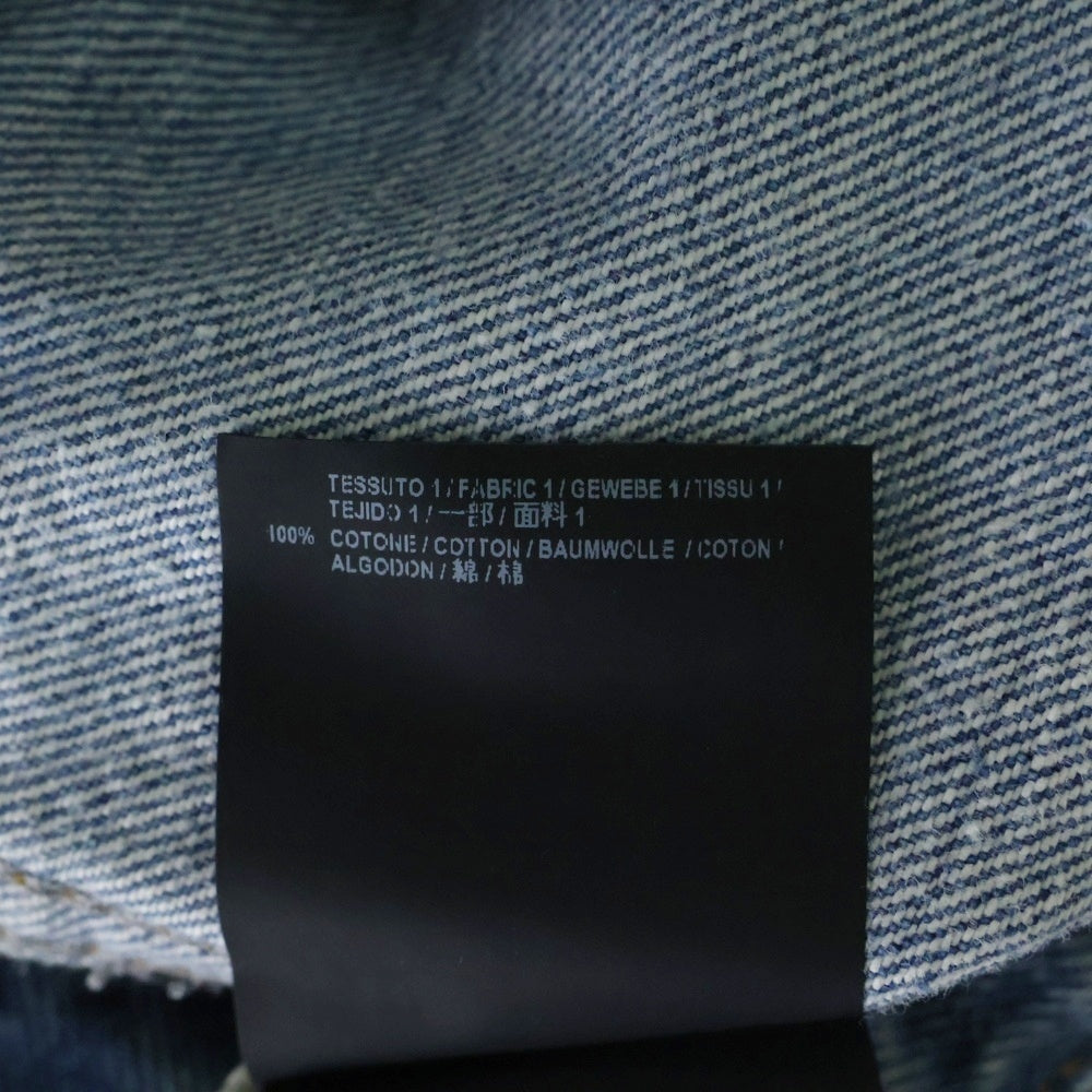 BALENCIAGA(バレンシアガ) 18AW GRAPHIC DENIM JACKET 534556 TBP33 グラフィックデザインオーバーサイズデニムジャケット ジージャン インディゴ