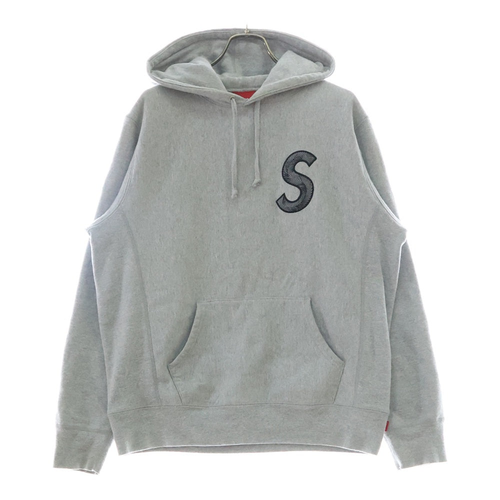 SUPREME(シュプリーム) 18AW S Logo Hooded Sweatshirt エスロゴ プルオーバーパーカー グレー